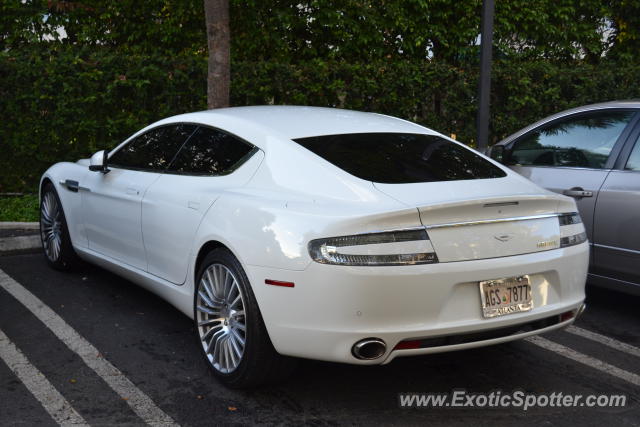Aston Martin Rapide spotted in Miami, Florida