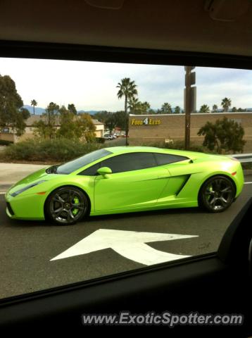 Lamborghini Gallardo spotted in Lake Elsinore, California