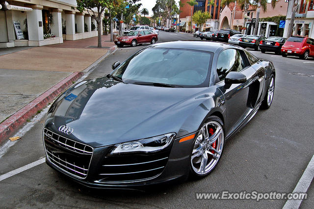 Audi R8 spotted in La Jolla, California