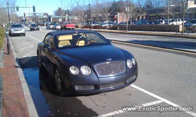 Bentley Continental spotted in Wellesley, Massachusetts