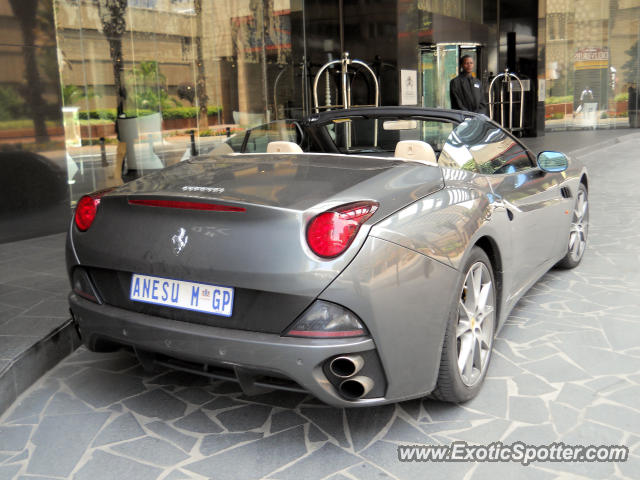 Ferrari California spotted in Johannesburg, Gauteng, South Africa