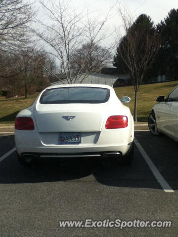 Bentley Continental spotted in Clarksville, Maryland