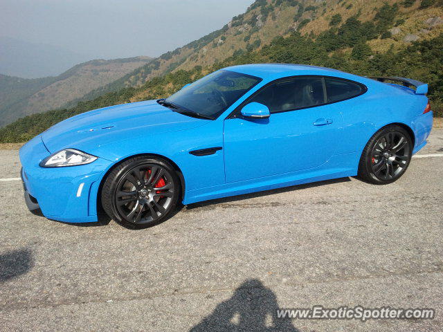 Jaguar XKR-S spotted in Hong Kong, China