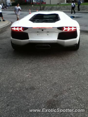 Lamborghini Aventador spotted in Baltimore, Maryland