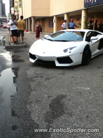 Lamborghini Aventador spotted in Baltimore, Maryland