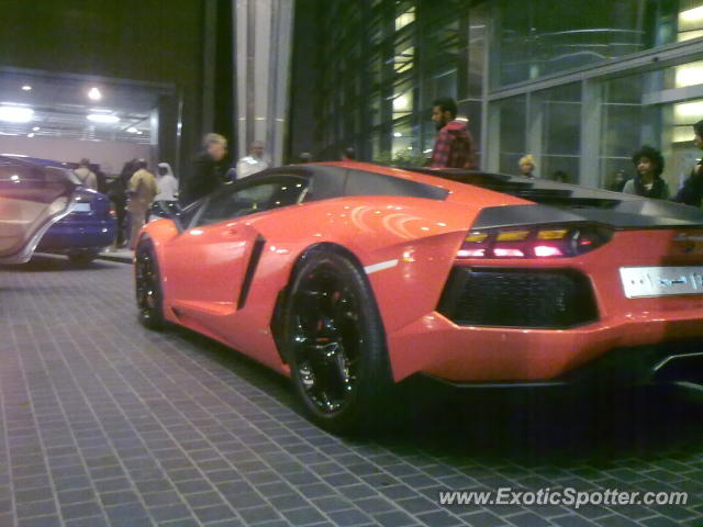 Lamborghini Aventador spotted in Dubai, United Arab Emirates