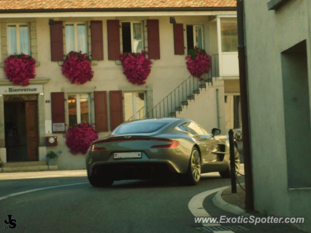 Aston Martin One-77 spotted in Trélex, Switzerland