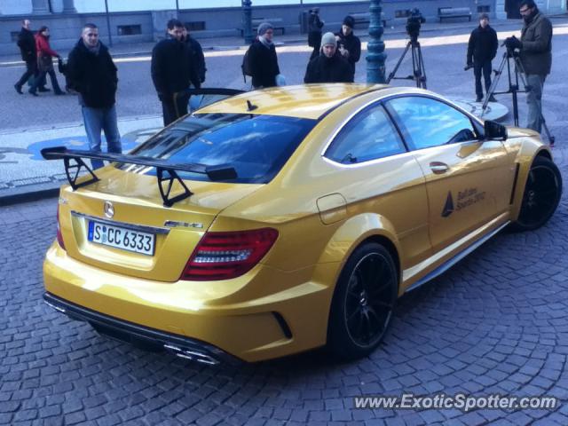 Mercedes C63 AMG Black Series spotted in Wiesbaden, Germany