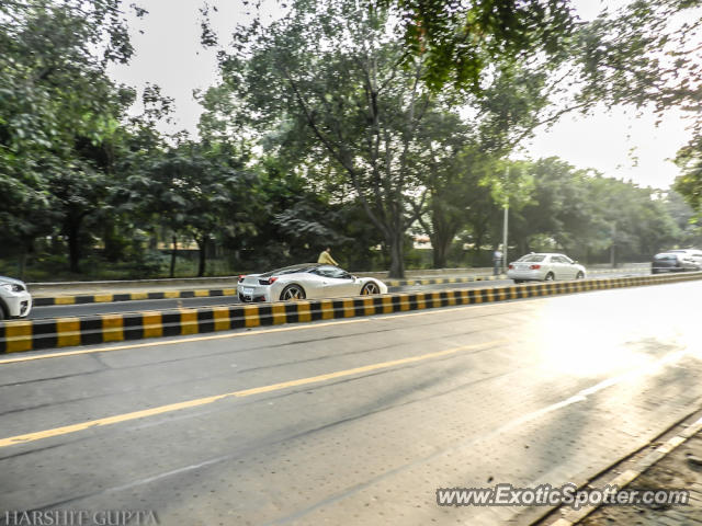 Ferrari 458 Italia spotted in New Delhi, India