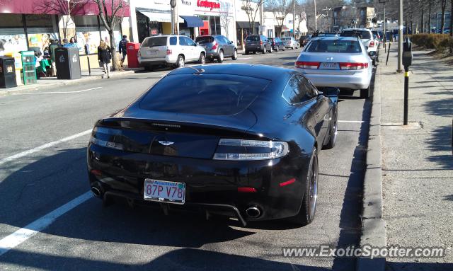 Aston Martin Vantage spotted in Newton, Massachusetts