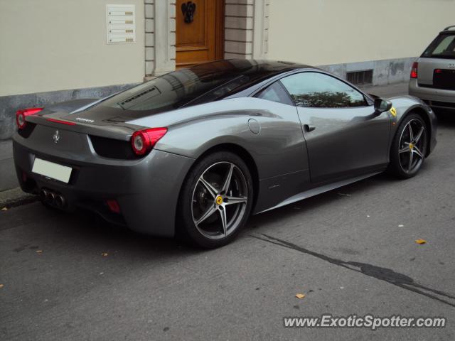 Ferrari 458 Italia spotted in Zurich, Switzerland