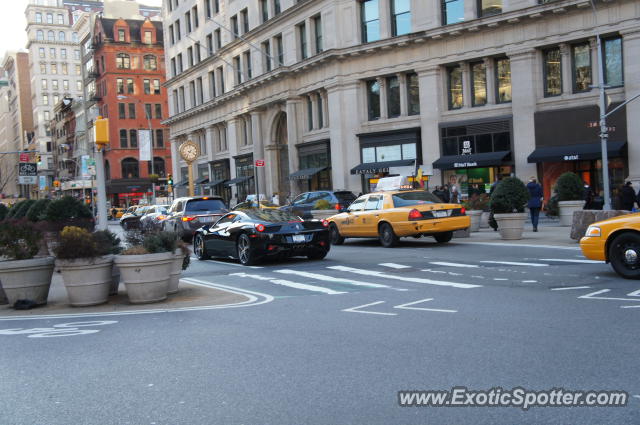 Ferrari 458 Italia spotted in New York, New York