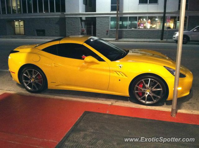 Ferrari California spotted in Ft. Lauderdale, Florida