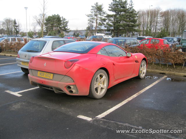 Ferrari California spotted in Perth, Scotland, United Kingdom