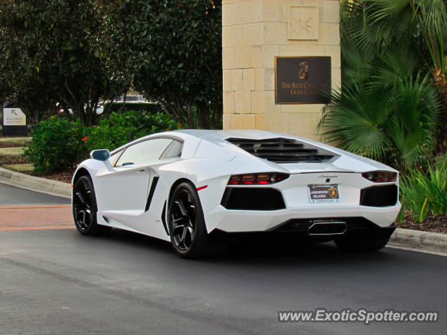 Lamborghini Aventador spotted in Orlando, Florida