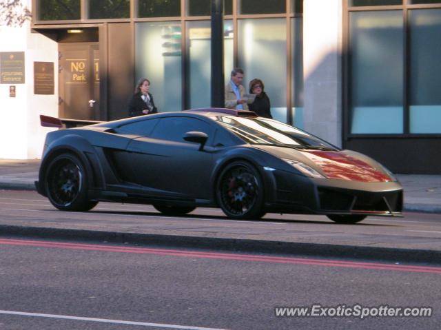 Lamborghini Gallardo spotted in London, United Kingdom