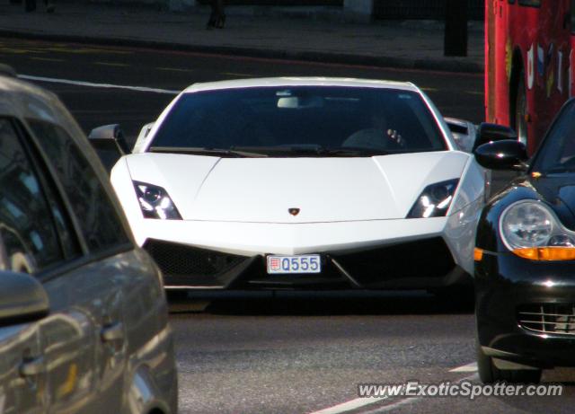 Lamborghini Gallardo spotted in London, United Kingdom