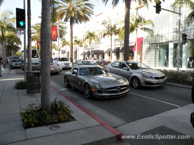Mercedes SLS AMG spotted in Beverly Hills , California