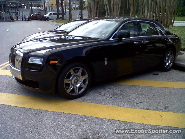 Rolls Royce Ghost spotted in Orlando, FL, Florida