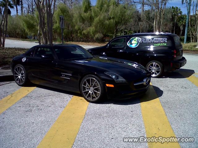Mercedes SLS AMG spotted in Orlando, FL, Florida