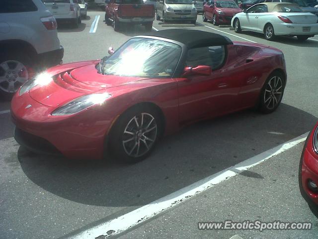 Tesla Roadster spotted in Estero, FL, Florida