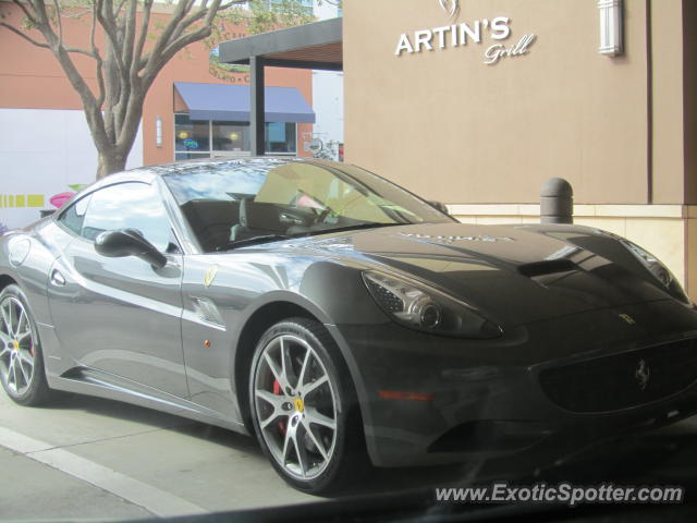 Ferrari California spotted in Dallas, Texas
