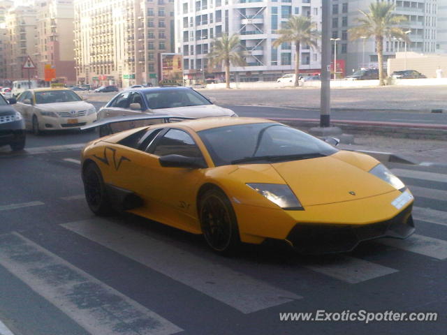 Lamborghini Murcielago spotted in Dubai, United Arab Emirates