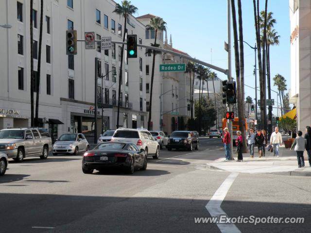 Audi R8 spotted in Beverly Hills , California
