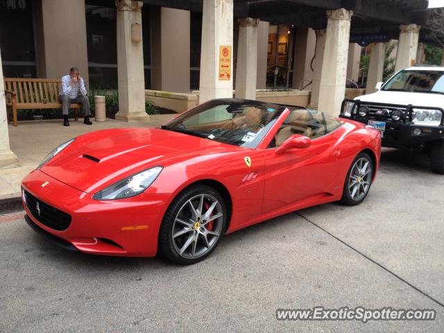 Ferrari California spotted in Austin, Texas
