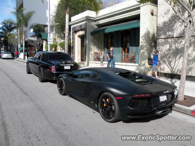 Lamborghini Aventador spotted in Beverly Hills , California