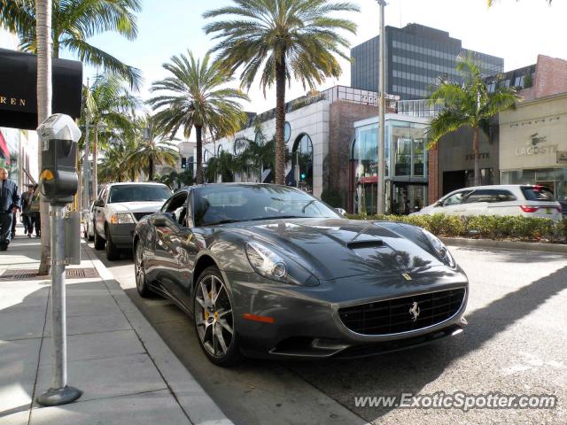 Ferrari California spotted in Beverly Hills , California