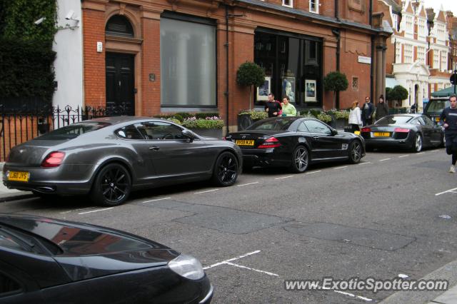 Bentley Continental spotted in London, United Kingdom