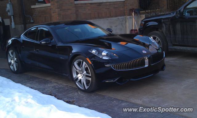 Fisker Karma spotted in London, Ontario, Canada
