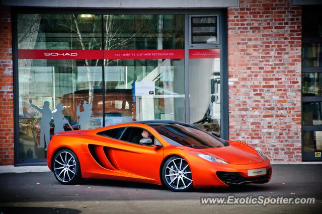 Mclaren MP4-12C spotted in Frankfurt, Germany