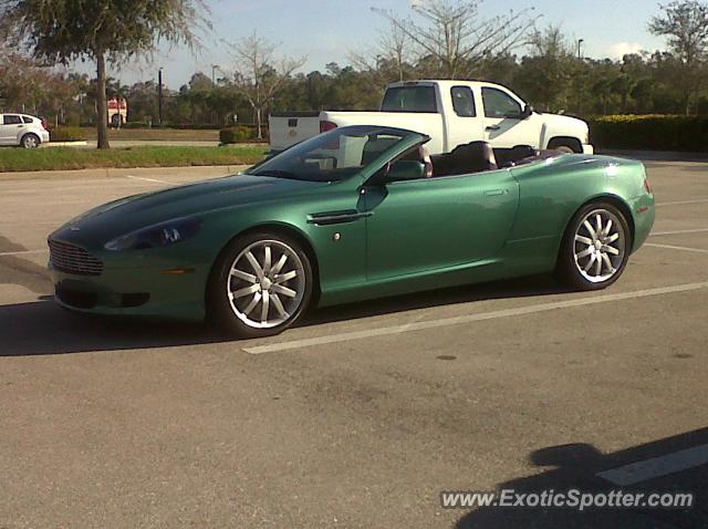 Aston Martin DB9 spotted in Estero, FL, Florida