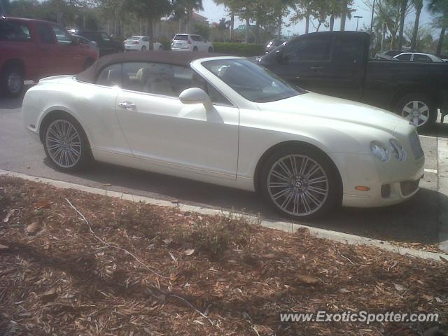 Bentley Continental spotted in Estero (Naples), FL, Florida