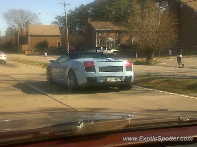 Lamborghini Gallardo spotted in Virginia Beach, Virginia