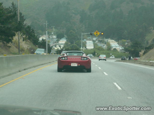 Tesla Roadster spotted in San Francisco, California