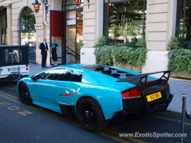 Lamborghini Murcielago spotted in Paris, France