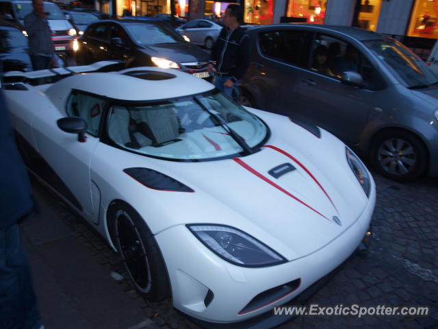 Koenigsegg Agera R spotted in Paris, France