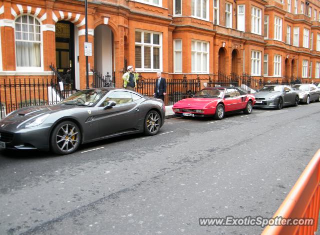 Ferrari California spotted in London, United Kingdom