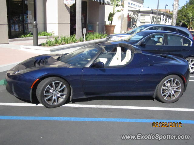 Tesla Roadster spotted in San Diego, California
