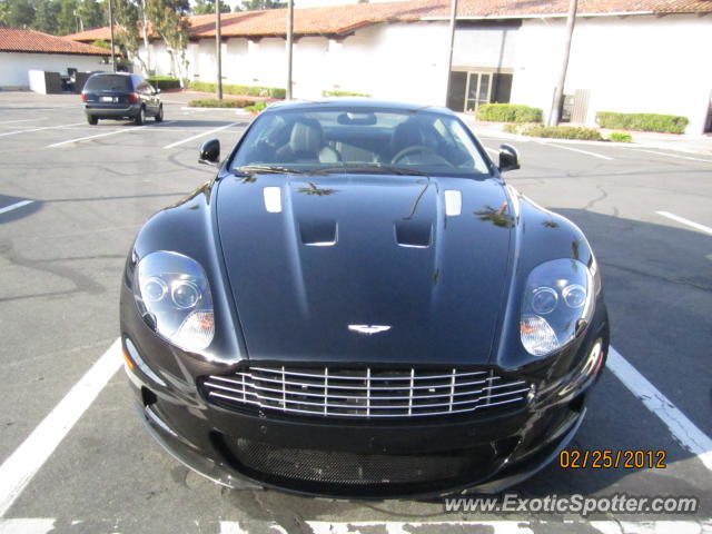 Aston Martin DBS spotted in Solana Beach, California