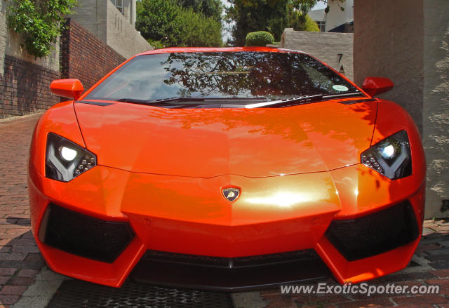 Lamborghini Aventador spotted in Johannesburg, South Africa