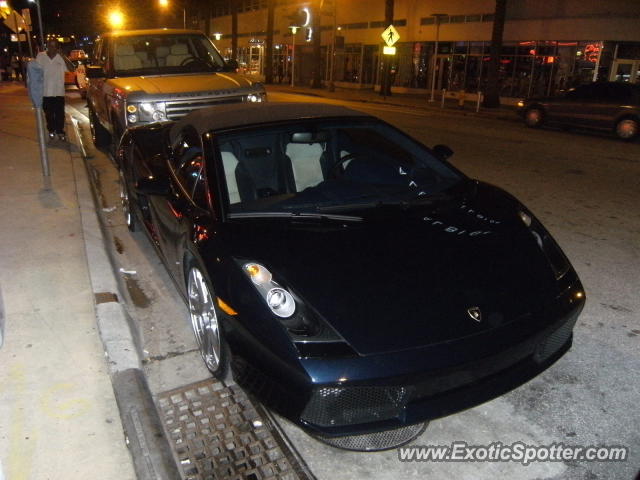 Lamborghini Gallardo spotted in Miami, Florida