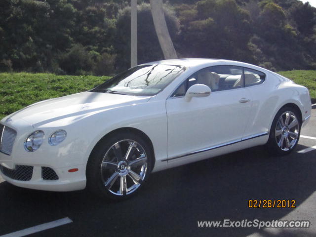 Bentley Continental spotted in Solana Beach, California