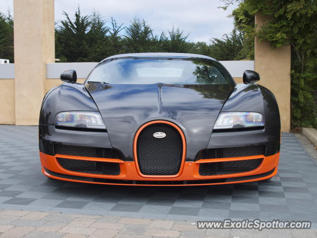 Bugatti Veyron spotted in Pebble Beach, California