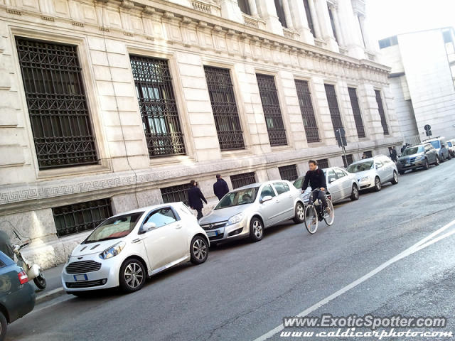 Aston Martin Cygnet spotted in Milan, Italy