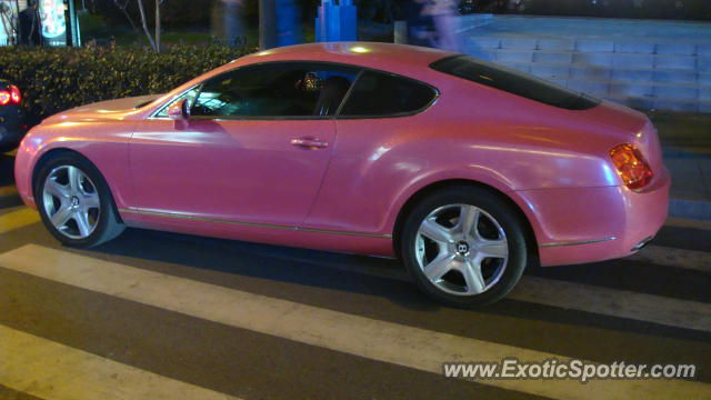 Bentley Continental spotted in SHANGHAI, China