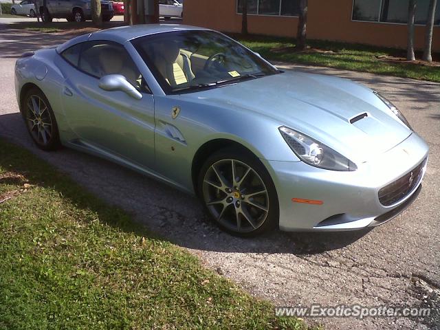 Ferrari California spotted in Bonita Springs, FL, Florida